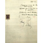 Skarga o zapłacenie kwoty 1647 dolarów - Sąd Okręgowy - Tarnów 1931