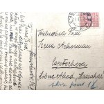 Pohlednice - Stanislawow, radnice - akademický kibuc Hashachar [Częstochowa].