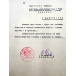 Silesian Governor - Grażyński - Promotion for Secretary of the Treasury Department 1. July 1939 Katowice