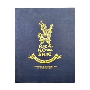St. Raczynski - Krakow Legends and Customs - Teka of woodcuts, Krakow ca. 1950.