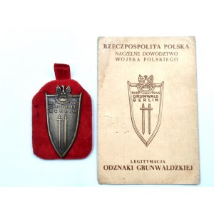 Odznaka Grunwaldzka z Legitymacją - 2 Szkolny Pułk Samochodowy [1946]