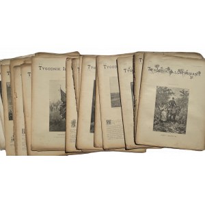 TYGODNIK ILLUSTROWANY ROK 1893 II PÓŁROCZE