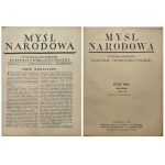 MYŚL NARODOWA 1931 ROCZNIK