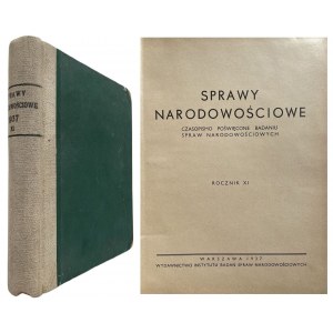 NATIONALITY ISSUES 1937