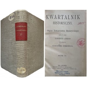 KWARTALNIK HISTORYCZNY 1902