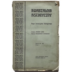 KWARTALNIK HISTORYCZNY 1907
