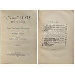 KWARTALNIK HISTORYCZNY 1907