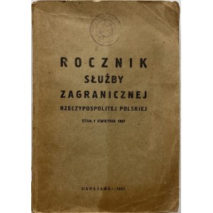 ROCZNIK SŁUŻBY ZAGRANICZNEJ RP 1937