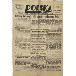 OZBROJENÉ POĽSKO 15.09.1939 - VARŠAVSKÉ BARIKÁDY