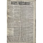 GAZETA WARSZAWSKA ROK 1863 - POWSTANIE
