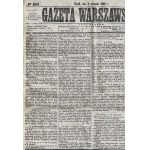 GAZETA WARSZAWSKA ROK 1863 - POWSTANIE