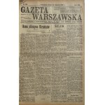 GAZETA WARSZAWSKA ROK 1919