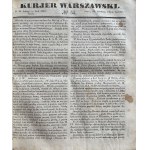 KURIER WARSZAWSKI rok 1845