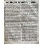KURIER WARSZAWSKI rok 1845