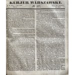 KURIER WARSZAWSKI rok 1845