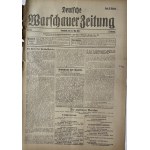 DEUTSCHE WARSCHAUER ZEITUNG 1916 WOJNA