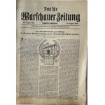 DEUTSCHE WARSCHAUER ZEITUNG 1916 WOJNA