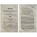 WARSAW LIBRARY 1853 VOLUME II