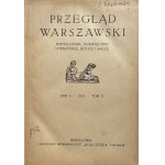 PRZEGLĄD WARSZAWSKI 1923
