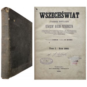 WSZECHŚWIAT 1882 - PIERWSZY ROCZNIK