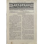 WIADOMOŚCI TELETECHNICZNE 1933