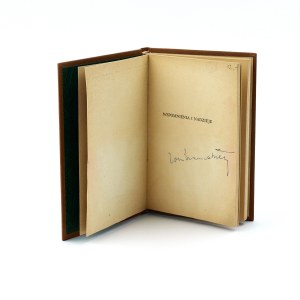 Kaden-Bandrowski - Memories and hopes. FIRST EDITION, SIGNED BY ROMAN BRANDSTAETTER!