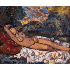 Tymon NIESIOŁOWSKI (1882 - 1965), Lying nude, 1963
