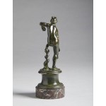 NEOCLASSICAL FOUNDRY, EARLY XIX CENTURY, Small Venus with footwear. A design inspired by archeological finds.