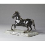 TUSCANIAN BRONZE ARTIST, XVI-XVII CENTURY, Prancing horse