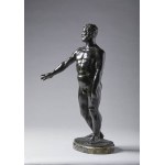 ITALIAN BRONZE ARTIST, XVI-XVII (?) CENTURY, Naked man with beard