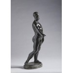 ITALIAN BRONZE ARTIST, XVI-XVII (?) CENTURY, Naked man with beard