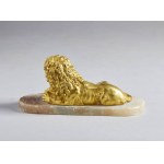 ROMAN BRONZE ARTIST, XVII-XVIII CENTURY, Reclining lion cub