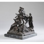 NEAPOLITAN FOUNDRY, XIX-XX CENTURY, Farnese Bull -based sculpture