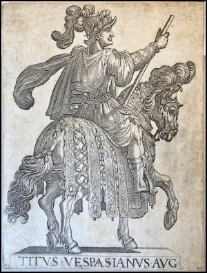 Antonio Tempesta (1555-1630), Titus Vespasianus Aug