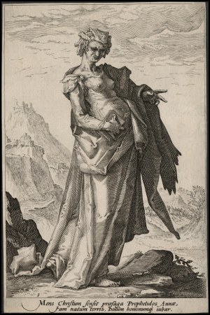 Jacob Matham (1571-1631) da Hendrik Goltzius (1558-1617), Hannah