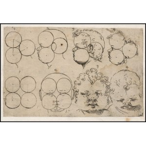 Odoardo Fialetti (1573-1626), Eight Children's Heads