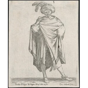 Filippo Napoletano (1589-1629), Soldier with a cloak and turban