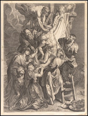 Nicolaas Lauwers (1600-1652)? after Pieter Paul Rubens (1577-1640), The Descent from the Cross