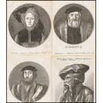 Wenceslaus Hollar (1607-1677), Four portraits after Hans Holbein the Younger