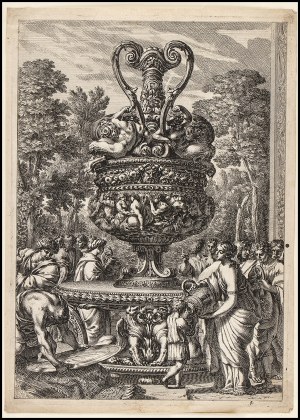 Jean Le Pautre (1618- 1682), Monumental vase decorated with marine deities