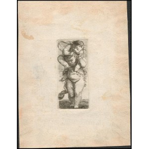 Anonymous of 17th century, Two putti