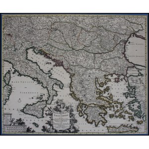 Frederick De Wit (c.1629-1706), Danubii Fluvii Sive Turcici Imperii in Europa Nova Tabula…