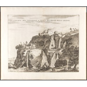 Pierre Mortier (1661-1711), Cascatae del Teverone a Tivoli più bassa della Grande, 1704