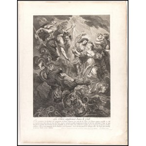 Gaspard Duchange (1662 - 1757) after Jean-Marc Nattier (1685 - 1766) after Peter Paul Rubens (1577 - 1640), La Paix confirmée dans le Ciel