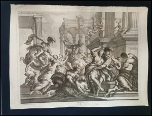 Giovanni Antonio Lorenzini (1665-1740) after Valerio Bassanino (1665-1740), The Rape of the Sabine Women