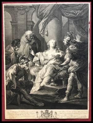 Simon François Ravenet I (1706-1774) after Andrea Casali (1705-1784), Lucretia