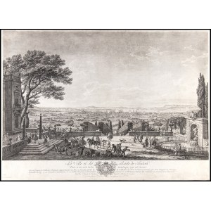 ignoto incisore CENTRO-ITALIA, inizi XVII secolo, La Ville et La Rade de Toulon, c. 1760