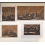 Christian Rugendas (1708-1781) after Georg Philipp Rugendas, Lot of four engravings from the 