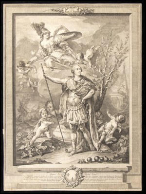Étienne Fessard (1714-1777) after Michel François Dandré-Bardon (1700-183), Louis le Bien aimé, 1750 ca.