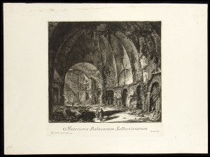 Giovanni Battista Piranesi (1720-1778), Interiora Balnearum Sallustianarum